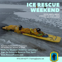 Ice Rescue Weekend - Boonton - SOLD OUT