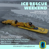 Ice Rescue Refresher - New Vernon, NJ (Tech Level Cert required to sign up)