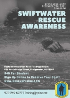 Swiftwater Rescue Awareness - Open Enrollment