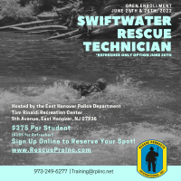 Open Enrollment - Swiftwater Rescue Technician - East Hanover